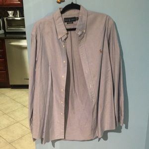 Ralph Lauren Oxford Custom Fit Blue Button Down